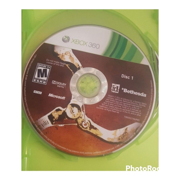 Rage - Xbox 360 Game w/Manual. - Picture 3 of 6